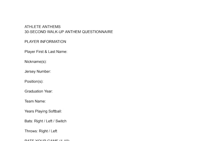 create a custom hype song for athletes